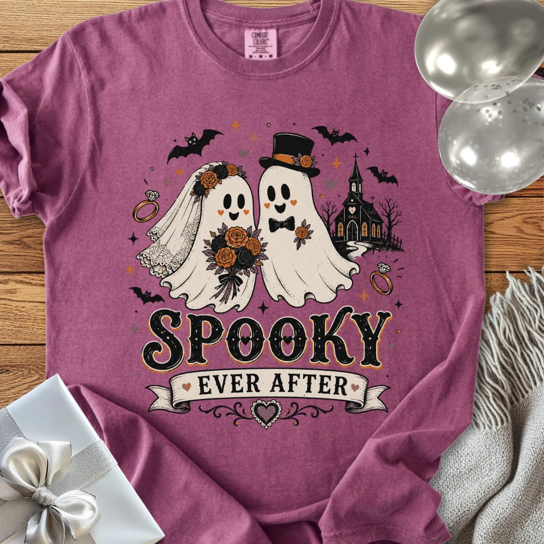 Spooky Ever After - Halloween Wedding T-Shirt
