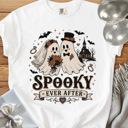 Spooky Ever After - Halloween Wedding T-Shirt