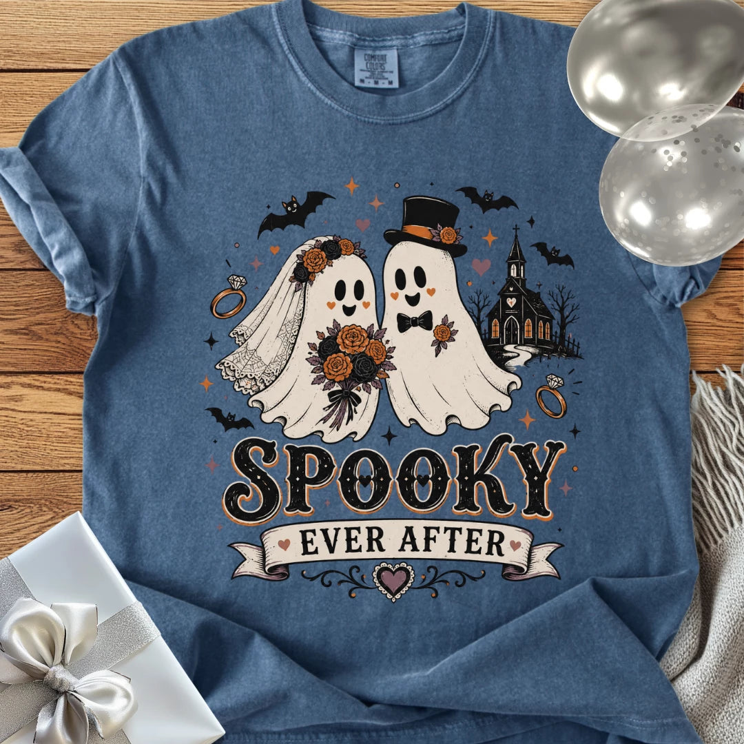 Spooky Ever After - Halloween Wedding T-Shirt