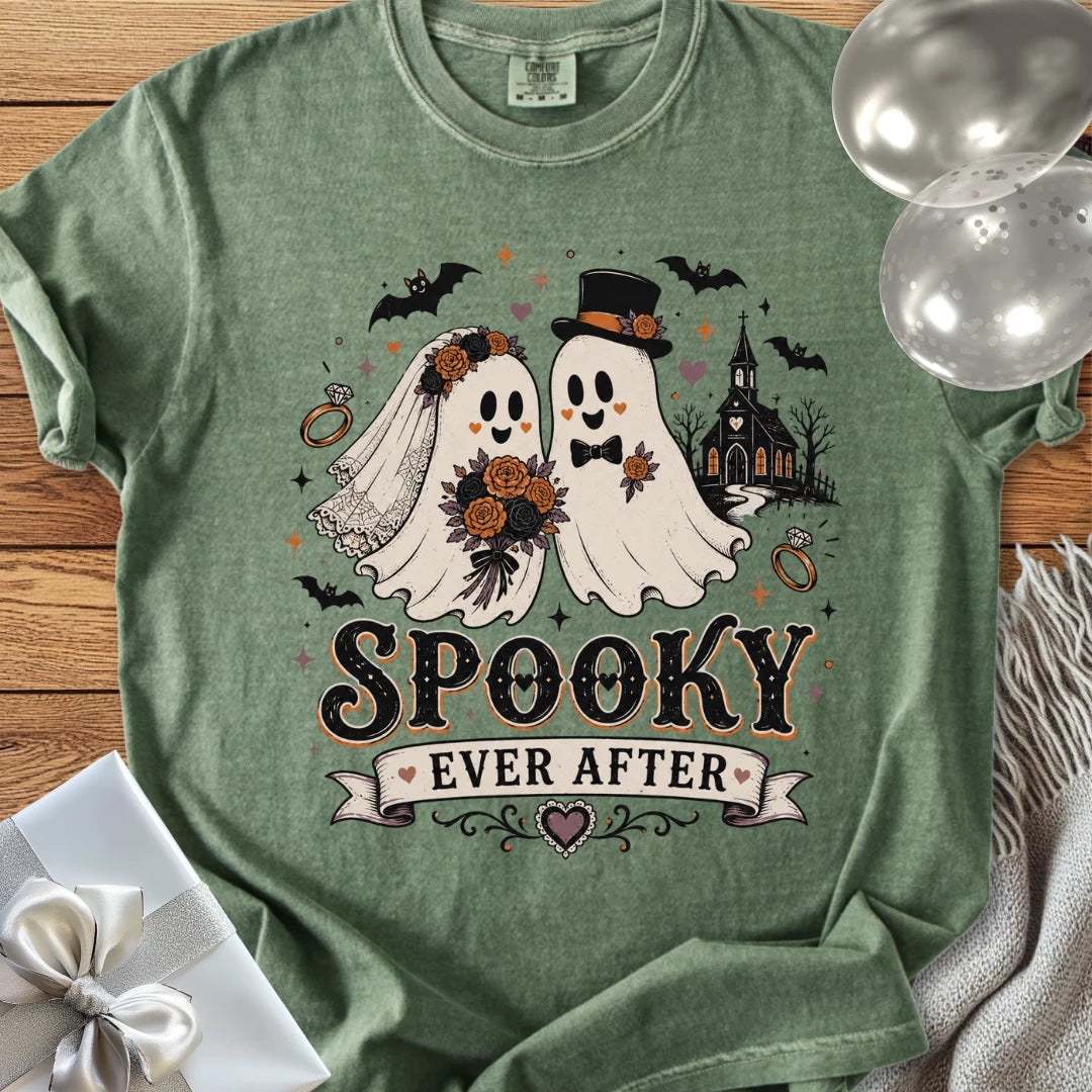 Spooky Ever After - Halloween Wedding T-Shirt
