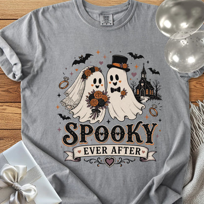 Spooky Ever After - Halloween Wedding T-Shirt