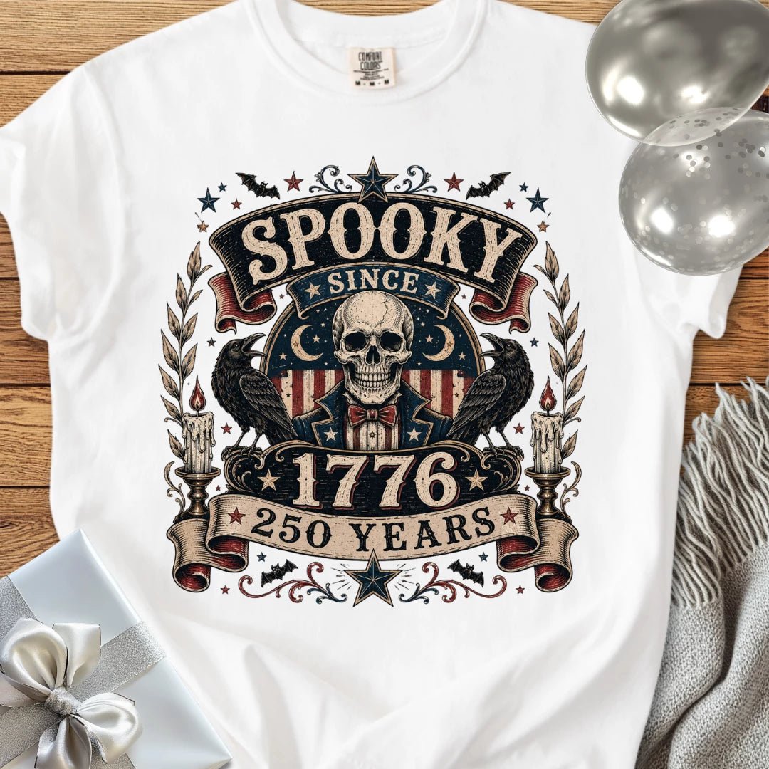 Spooky Since 1776 - Premium Halloween America 250 T-Shirt
