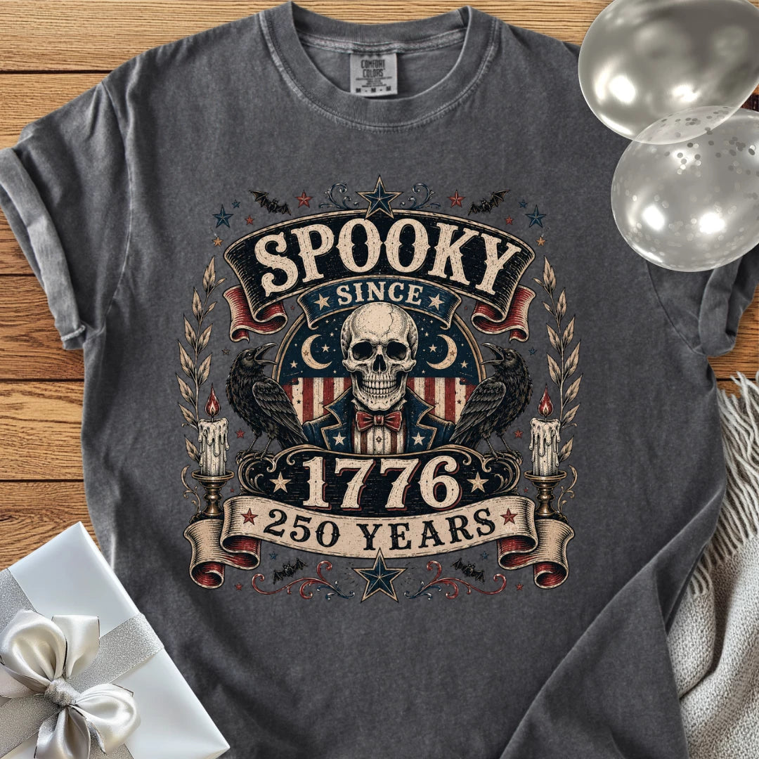 Spooky Since 1776 - Premium Halloween America 250 T-Shirt