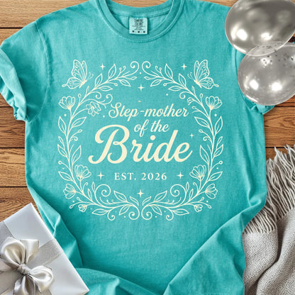 Step-Mother of the Bride, Est 2026 - Premium Wedding T-Shirt
