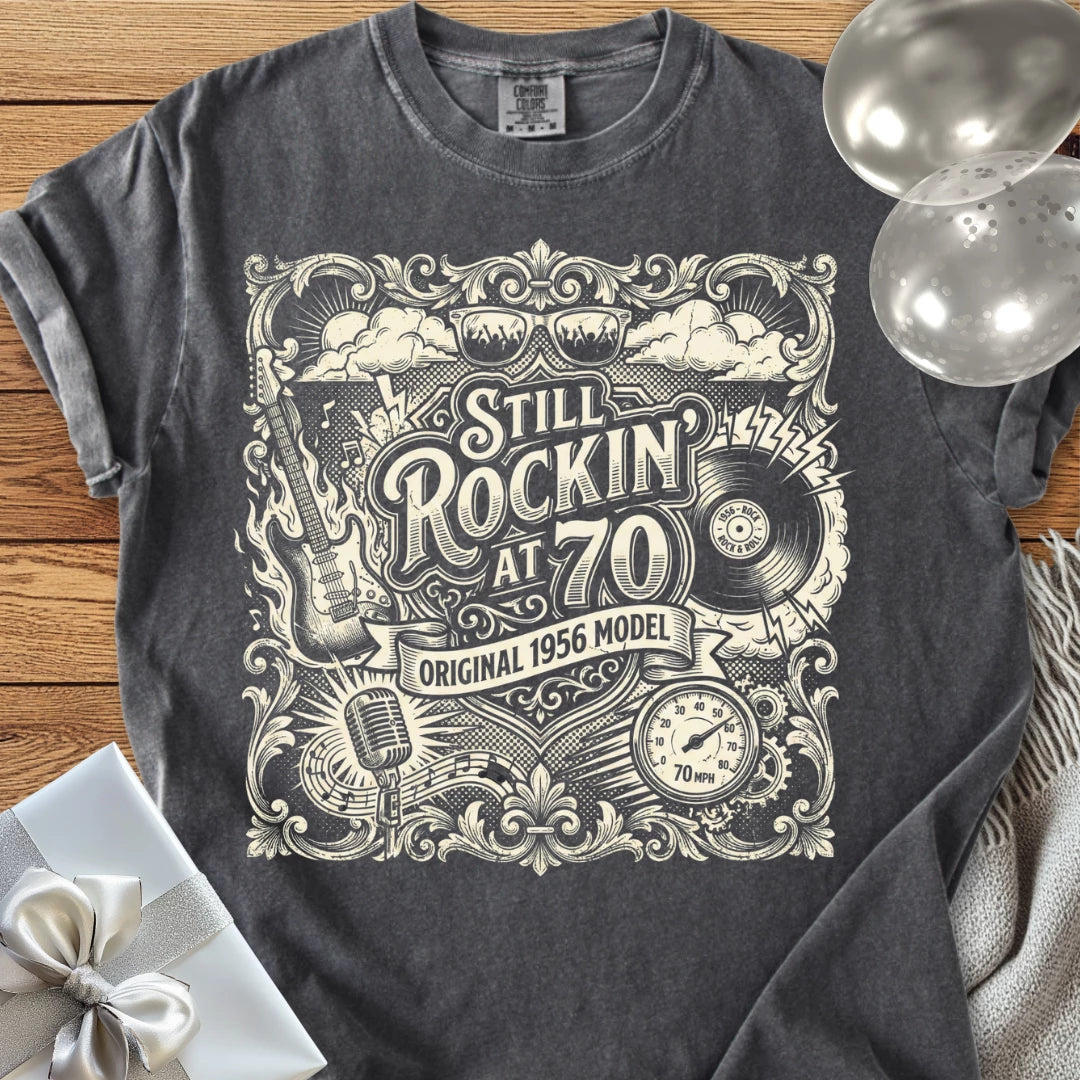 Still Rockin' at 70, Original 1956 Model - Premium 70th Birthday T-Shirt