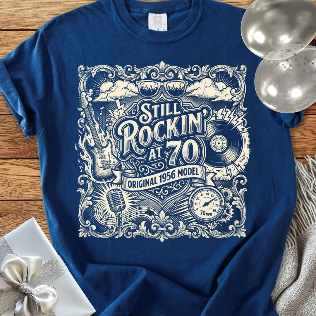 Still Rockin' at 70, Original 1956 Model - Premium 70th Birthday T-Shirt