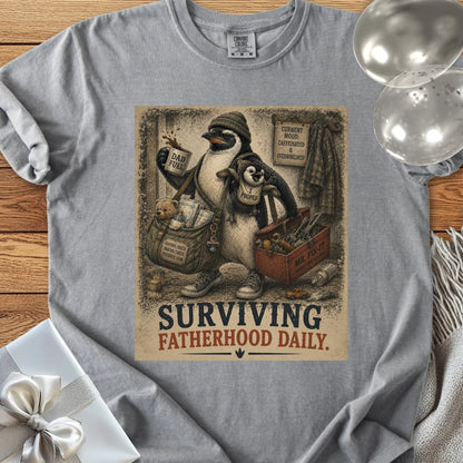 Surviving Fatherhood Daily - Premium Parenting T-Shirt