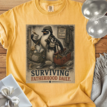 Surviving Fatherhood Daily - Premium Parenting T-Shirt