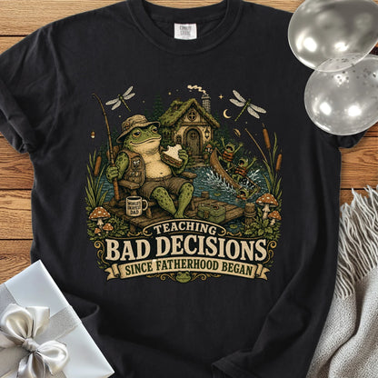 Teaching Bad Decisions Since Fatherhood Began - Premium T-Shirt