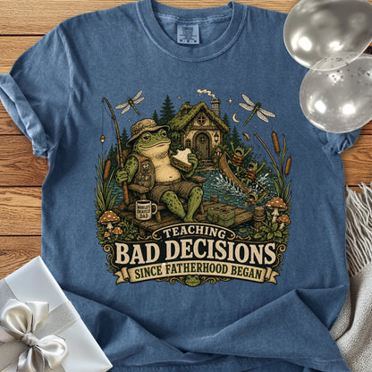 Teaching Bad Decisions Since Fatherhood Began - Premium T-Shirt