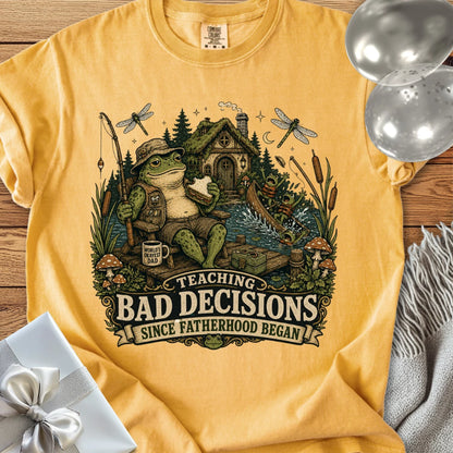 Teaching Bad Decisions Since Fatherhood Began - Premium T-Shirt