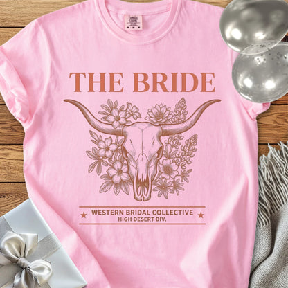 The Bride - Premium Western Style Wedding T-Shirt
