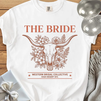 The Bride - Premium Western Style Wedding T-Shirt