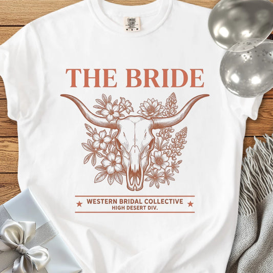 The Bride - Premium Western Style Wedding T-Shirt