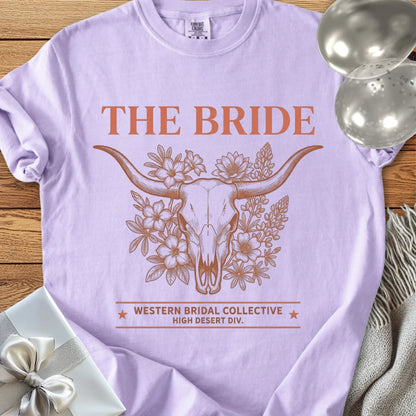 The Bride - Premium Western Style Wedding T-Shirt