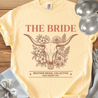 The Bride - Premium Western Style Wedding T-Shirt