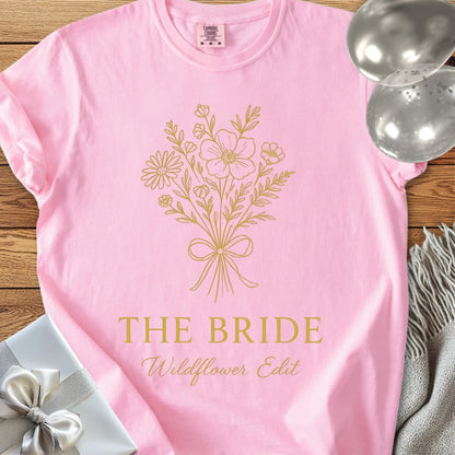 The Bride, Wildflower Edit - Premium Bridal Party T-Shirt