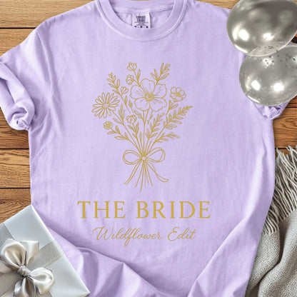 The Bride, Wildflower Edit - Premium Bridal Party T-Shirt