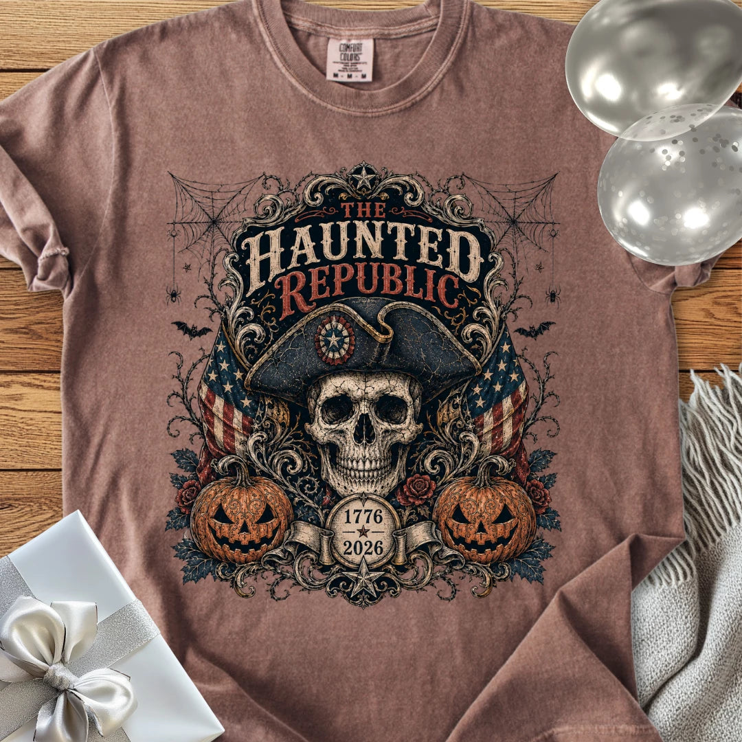 Haunted Republic - Premium America 250 Halloween T-Shirt