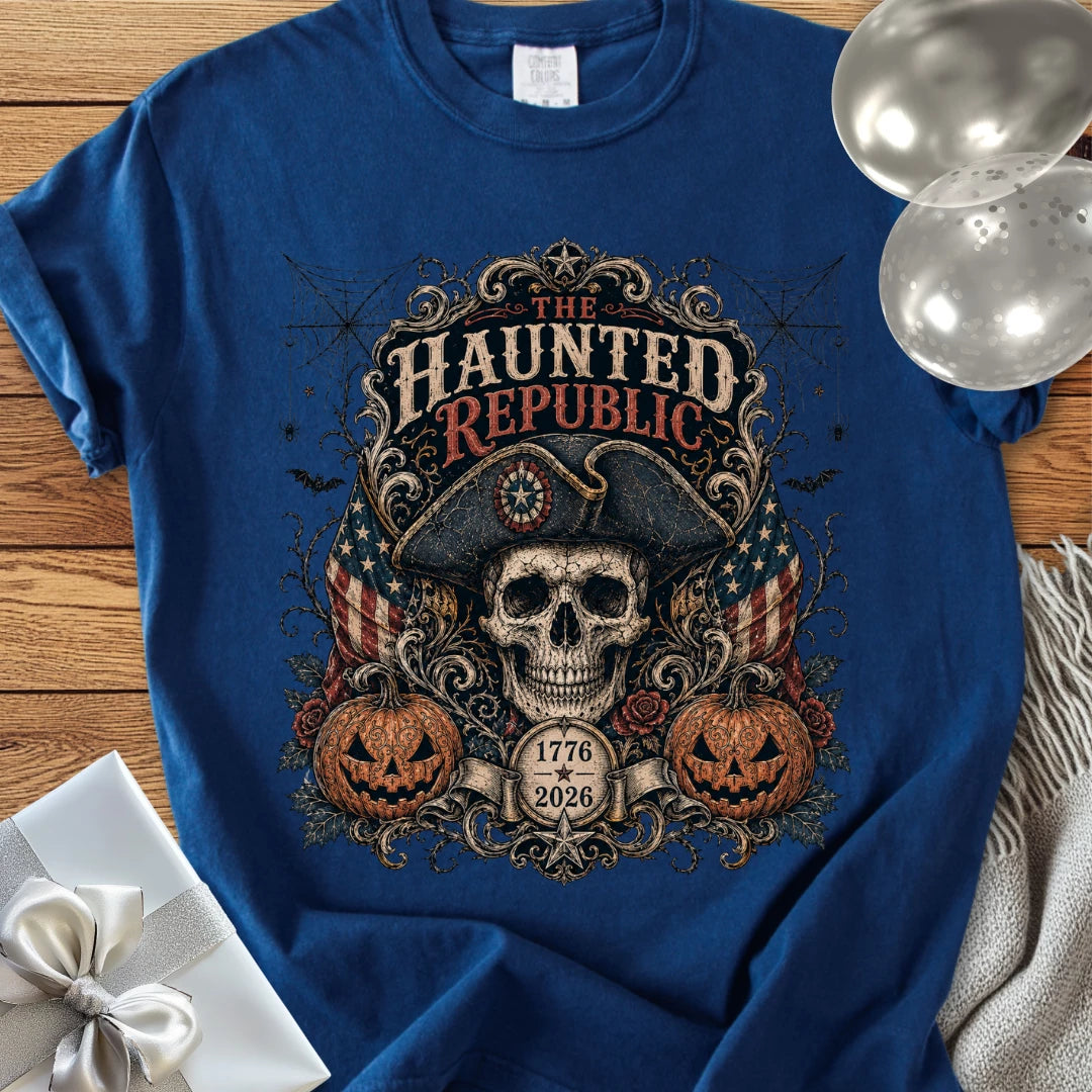Haunted Republic - Premium America 250 Halloween T-Shirt