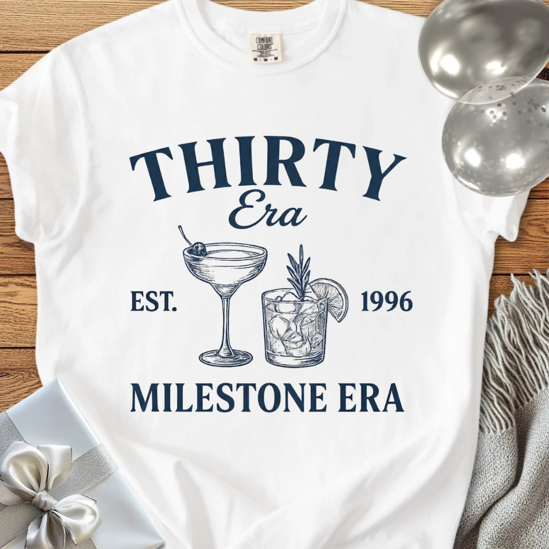 Thirty Era, Est. 1996, Milestone Era - Premium 30th Birthday T-Shirt