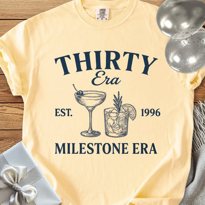 Thirty Era, Est. 1996, Milestone Era - Premium 30th Birthday T-Shirt