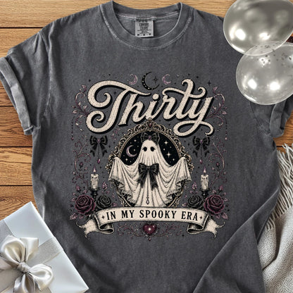Thirty In My Spooky Era - Premium Halloween 30th Birthday T-Shirt