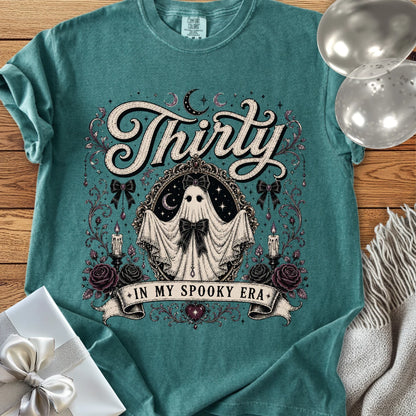 Thirty In My Spooky Era - Premium Halloween 30th Birthday T-Shirt