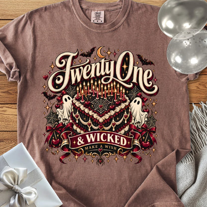 Twenty One & Wicked - Premium Halloween T-Shirt