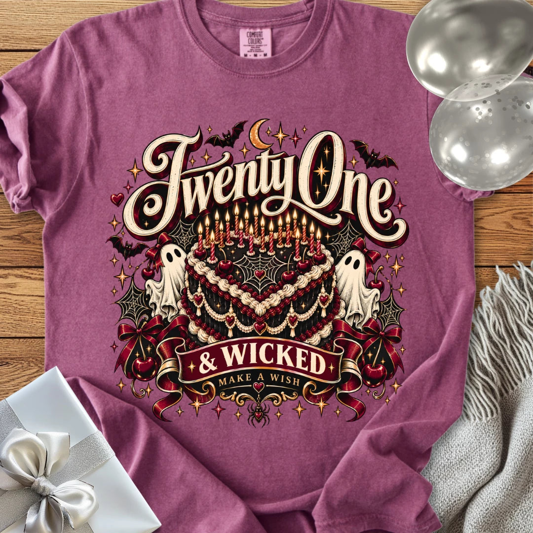 Twenty One & Wicked - Premium Halloween T-Shirt