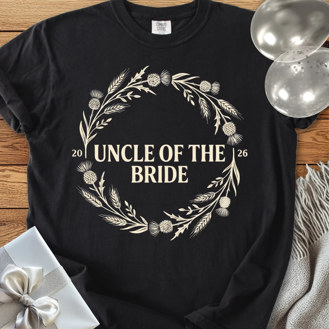 Uncle of the Bride 2026 - Premium Wedding T-Shirt