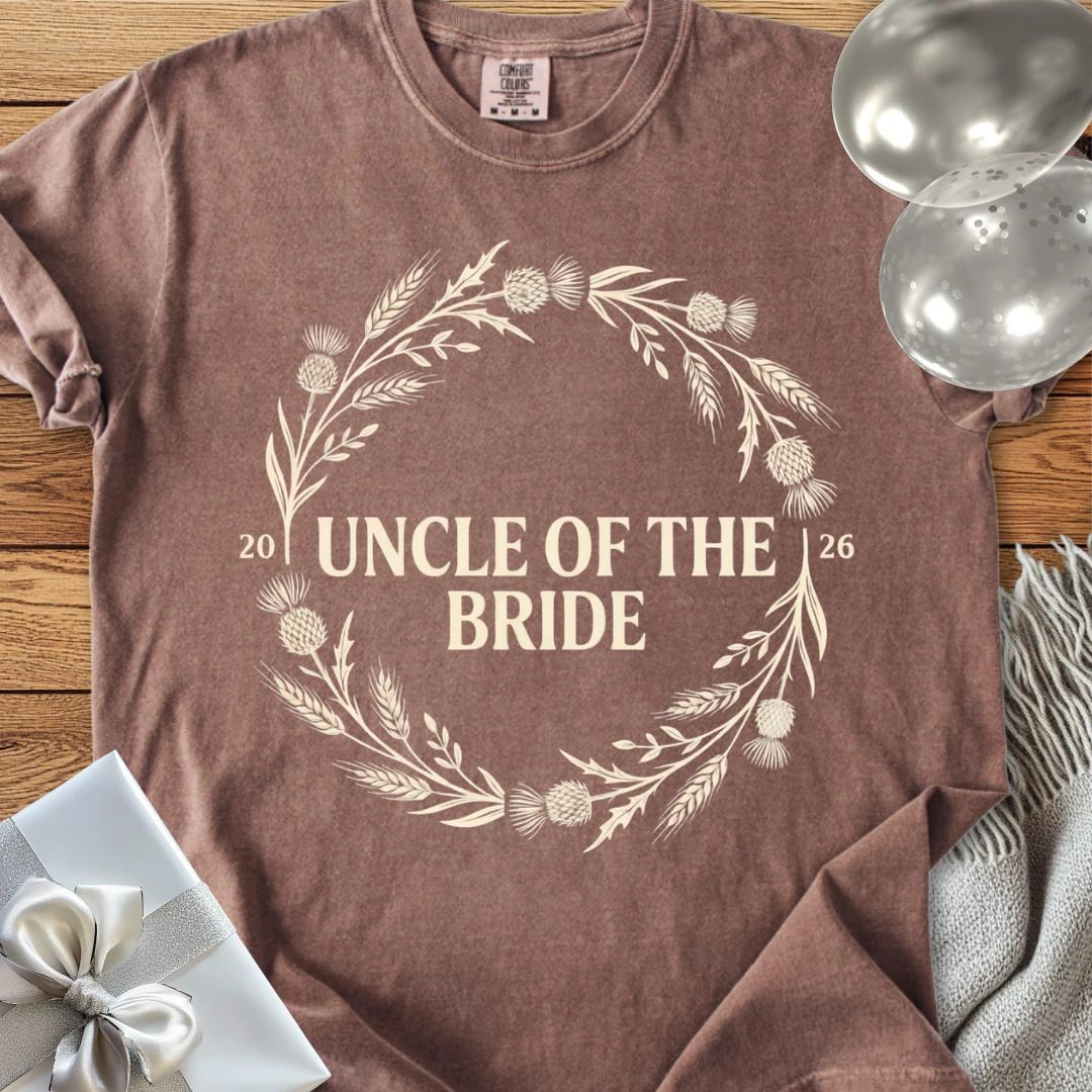 Uncle of the Bride 2026 - Premium Wedding T-Shirt