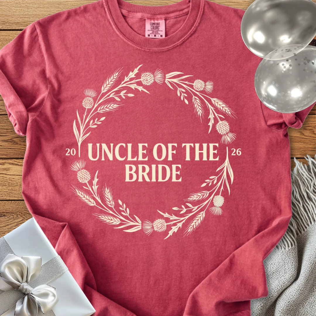 Uncle of the Bride 2026 - Premium Wedding T-Shirt