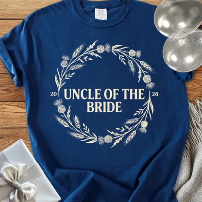 Uncle of the Bride 2026 - Premium Wedding T-Shirt