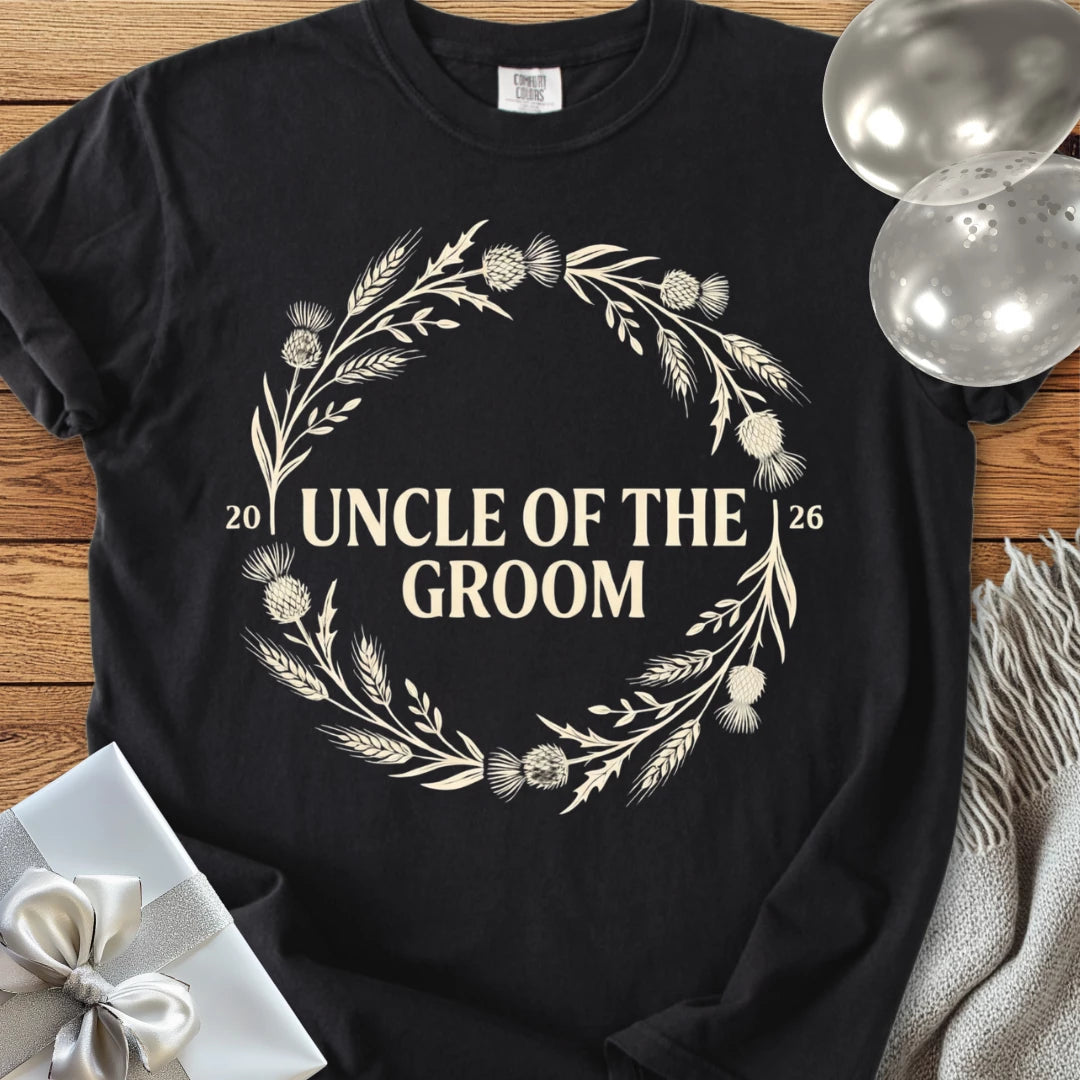 Uncle of the Groom 2026 - Premium Wedding T-Shirt