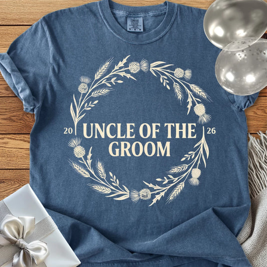 Uncle of the Groom 2026 - Premium Wedding T-Shirt