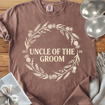 Uncle of the Groom 2026 - Premium Wedding T-Shirt