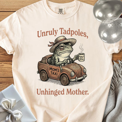 Unruly Tadpoles, Unhinged Mother -  Premium Parenting T-Shirt