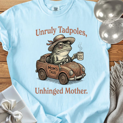 Unruly Tadpoles, Unhinged Mother -  Premium Parenting T-Shirt