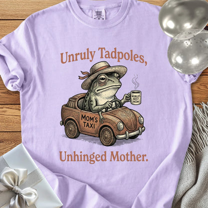 Unruly Tadpoles, Unhinged Mother -  Premium Parenting T-Shirt