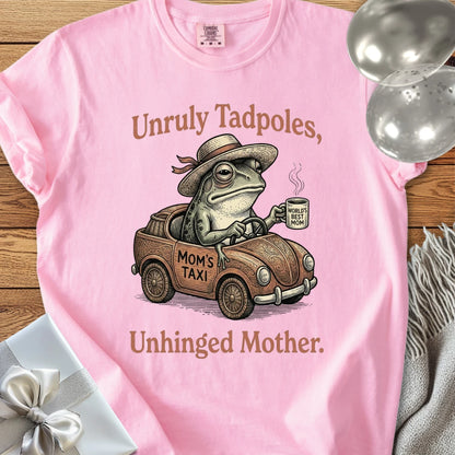 Unruly Tadpoles, Unhinged Mother -  Premium Parenting T-Shirt