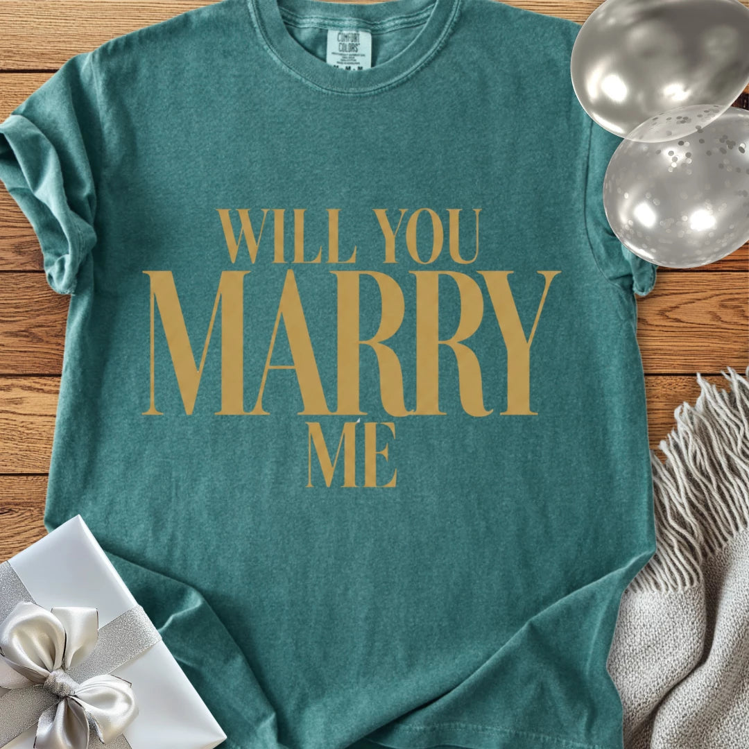 Will You Marry Me - Premium Proposal T-Shirt