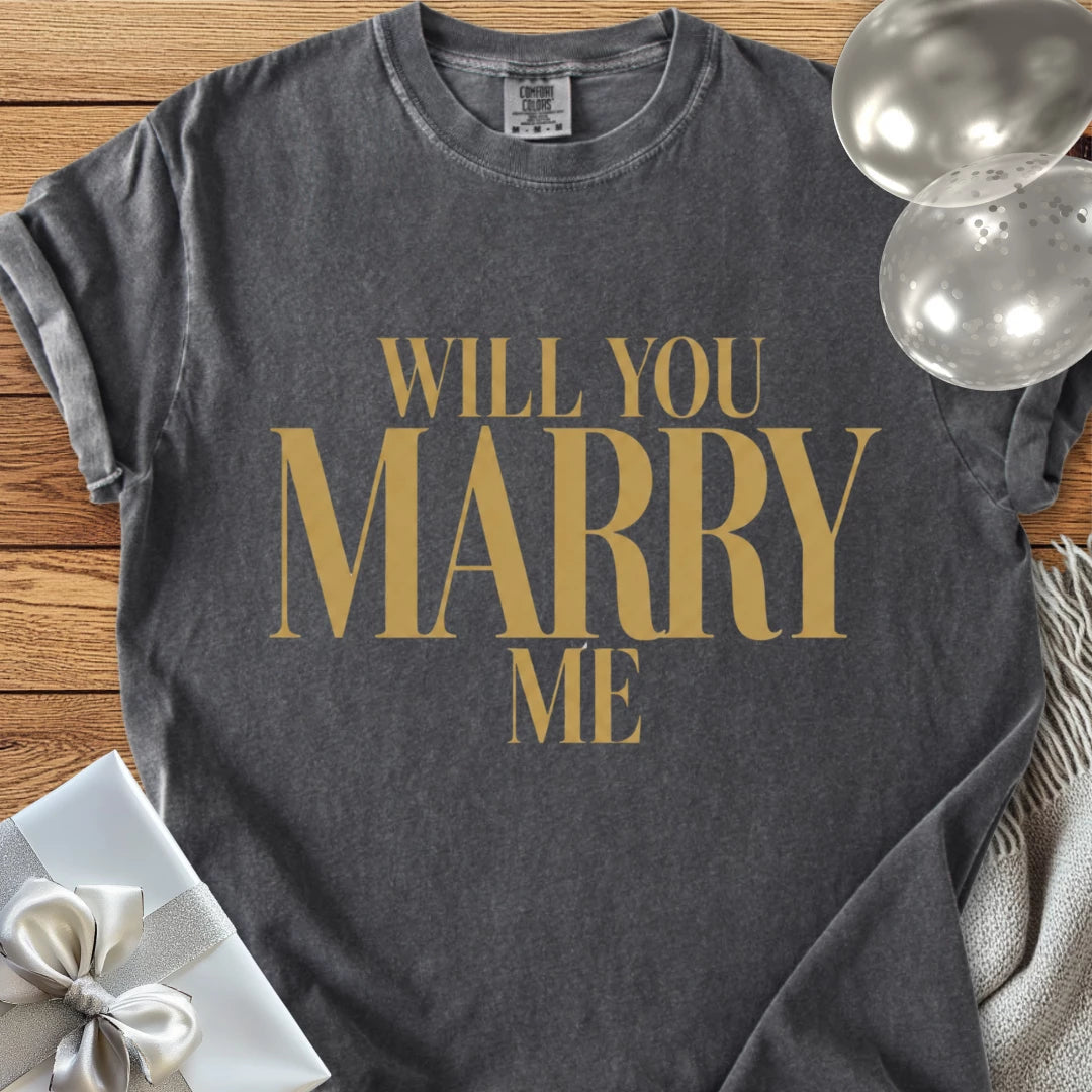 Will You Marry Me - Premium Proposal T-Shirt