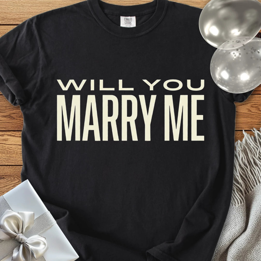 Will You Marry Me - Premium Proposal T-Shirt