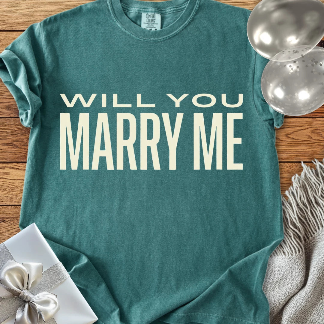 Will You Marry Me - Premium Proposal T-Shirt