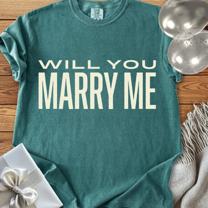 Will You Marry Me - Premium Proposal T-Shirt