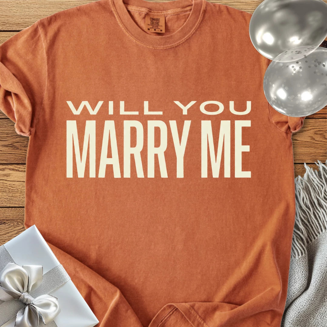 Will You Marry Me - Premium Proposal T-Shirt