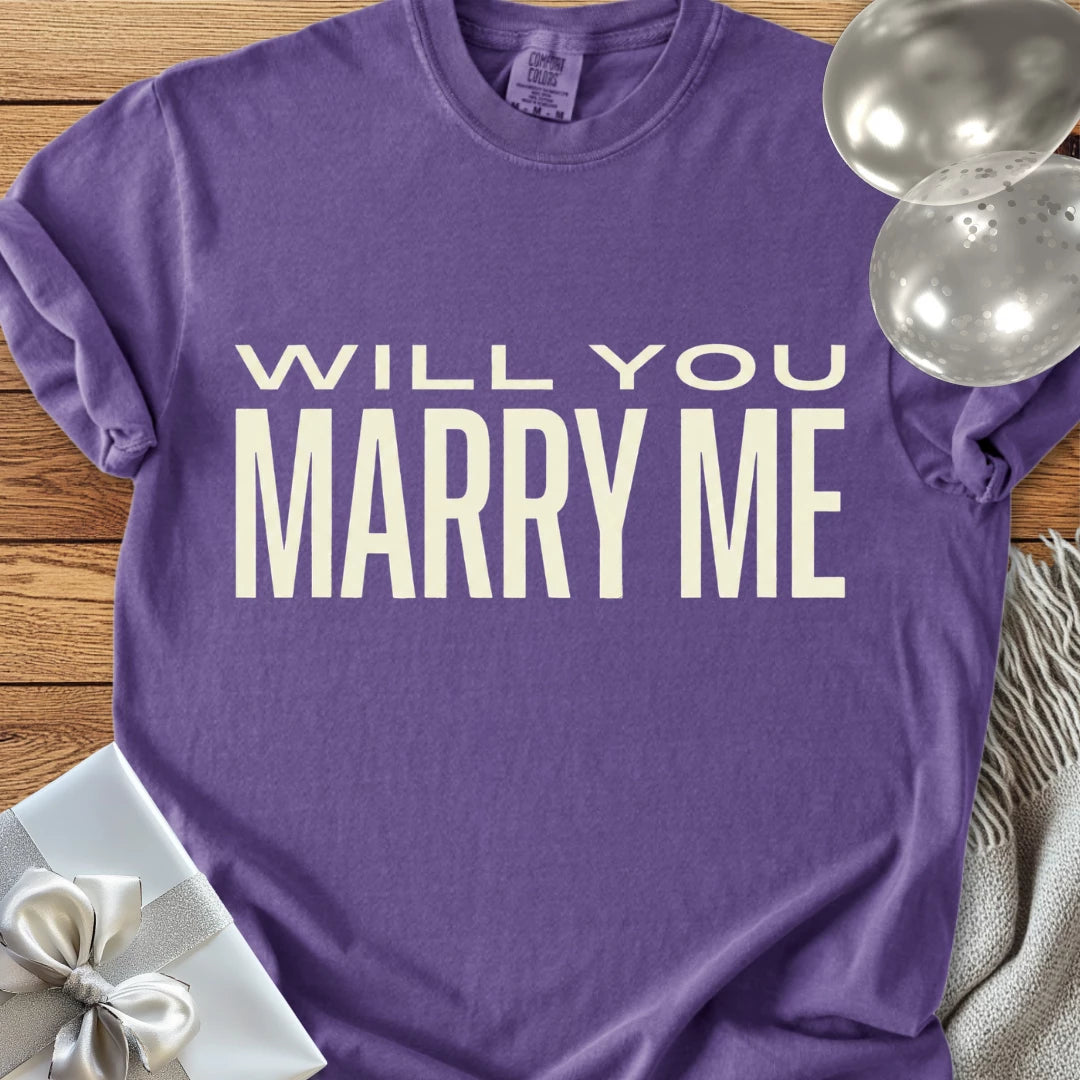 Will You Marry Me - Premium Proposal T-Shirt