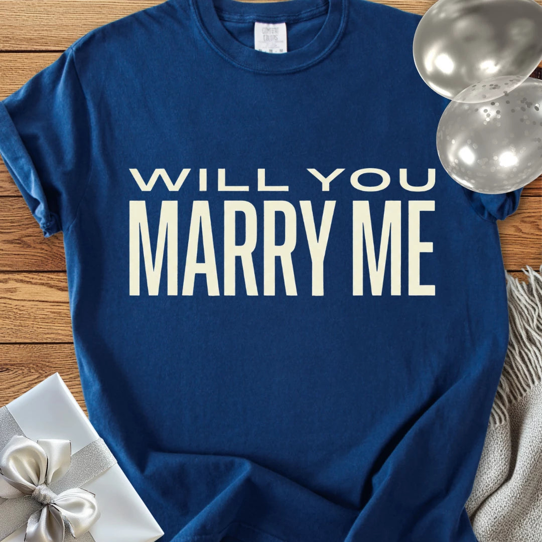 Will You Marry Me - Premium Proposal T-Shirt