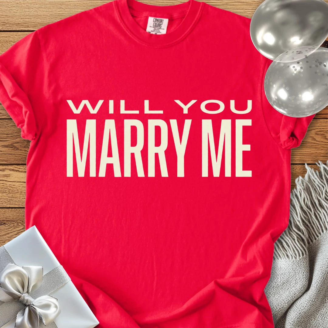 Will You Marry Me - Premium Proposal T-Shirt